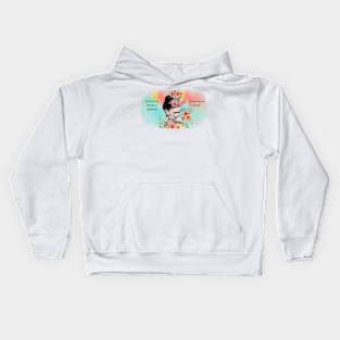 Tribute to Frida Kahlo Kids Hoodie